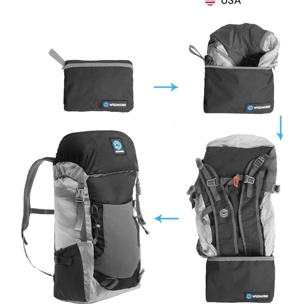 Wildhorn Highpoint 30L Packable Backpack - Lightweight Travel Hiking Daypack - Thumbnail 3
