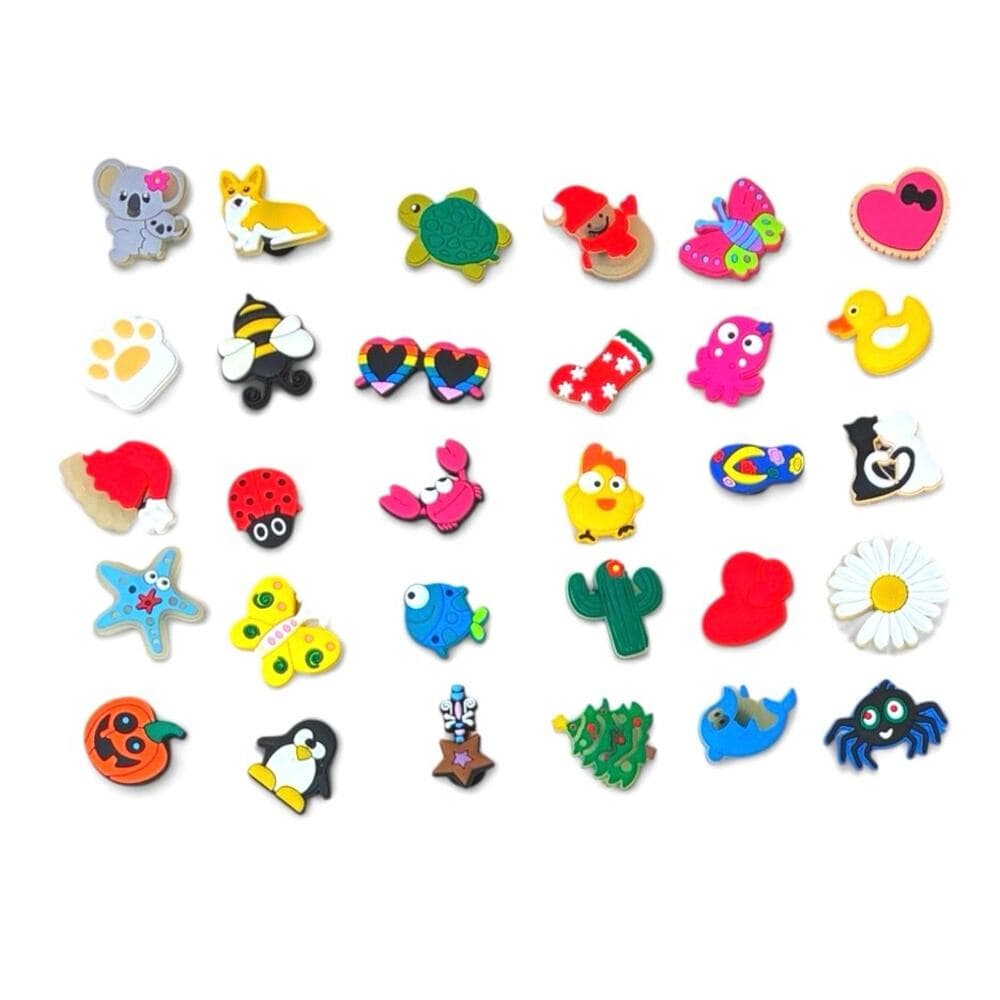 Crocs Shoe Charms Lot of 30 Jibbitz Charms Several Kinds and Variety - Thumbnail 4