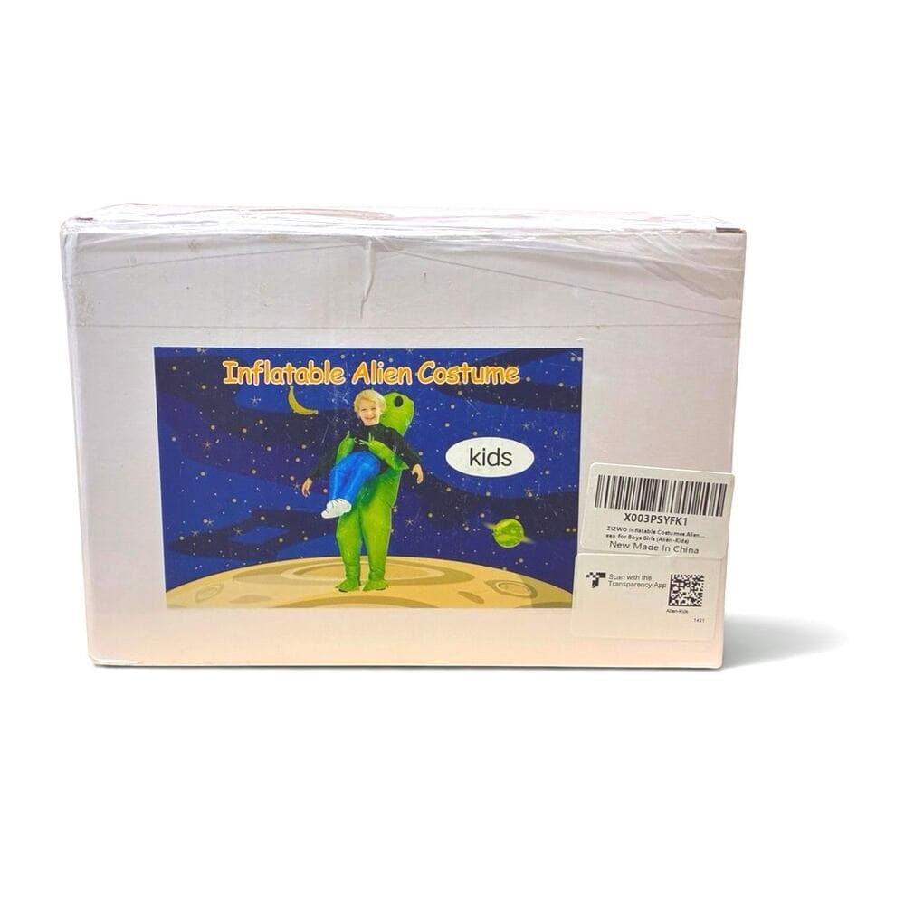 Zizwo Inflatable Alien Costume For Boys Girls - Thumbnail 4