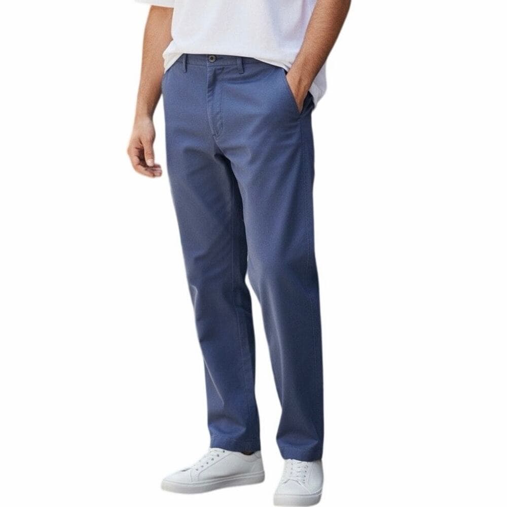 IPAI Men’s Linen Cotton Flat Front Regular Fit Dress Pants Solid Size 34 - Thumbnail 7