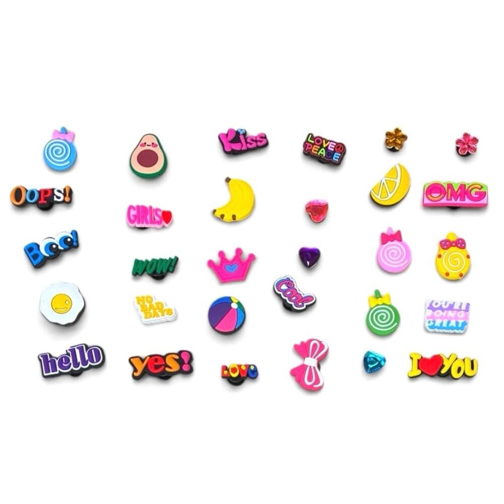 Crocs Shoe Charms Lot of 30 Jibbitz Charms Several Kinds and Variety - Thumbnail 4