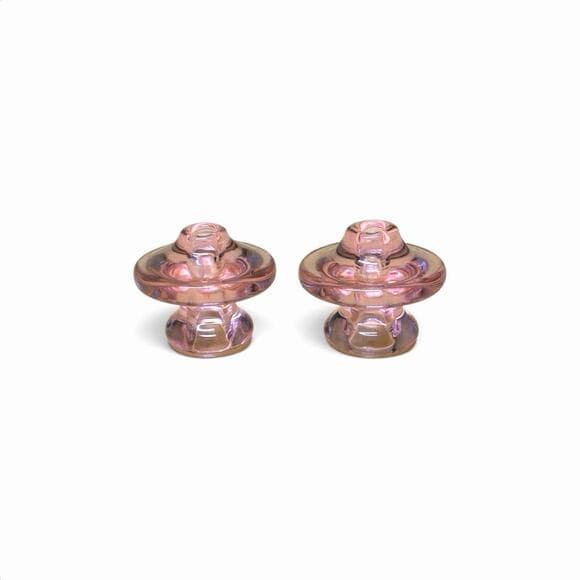 2 Piece Glass Cap Pink - Thumbnail 7
