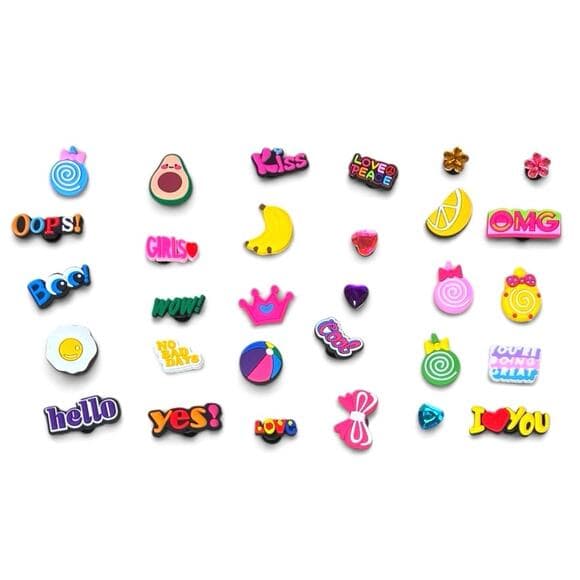 Crocs Shoe Charms Lot of 30 Jibbitz Charms Several Kinds and Variety - Thumbnail 5