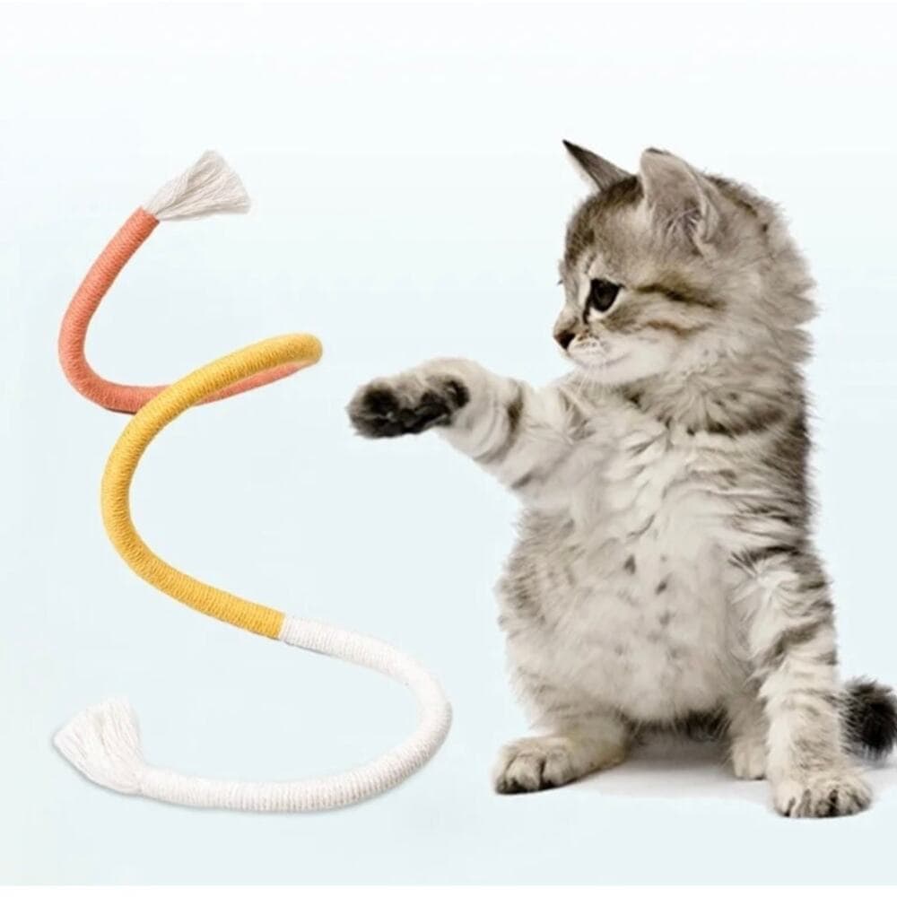 Cat Toy Bite Rope Funny Wear Resistant Home Portable Educational Toys - Thumbnail 5