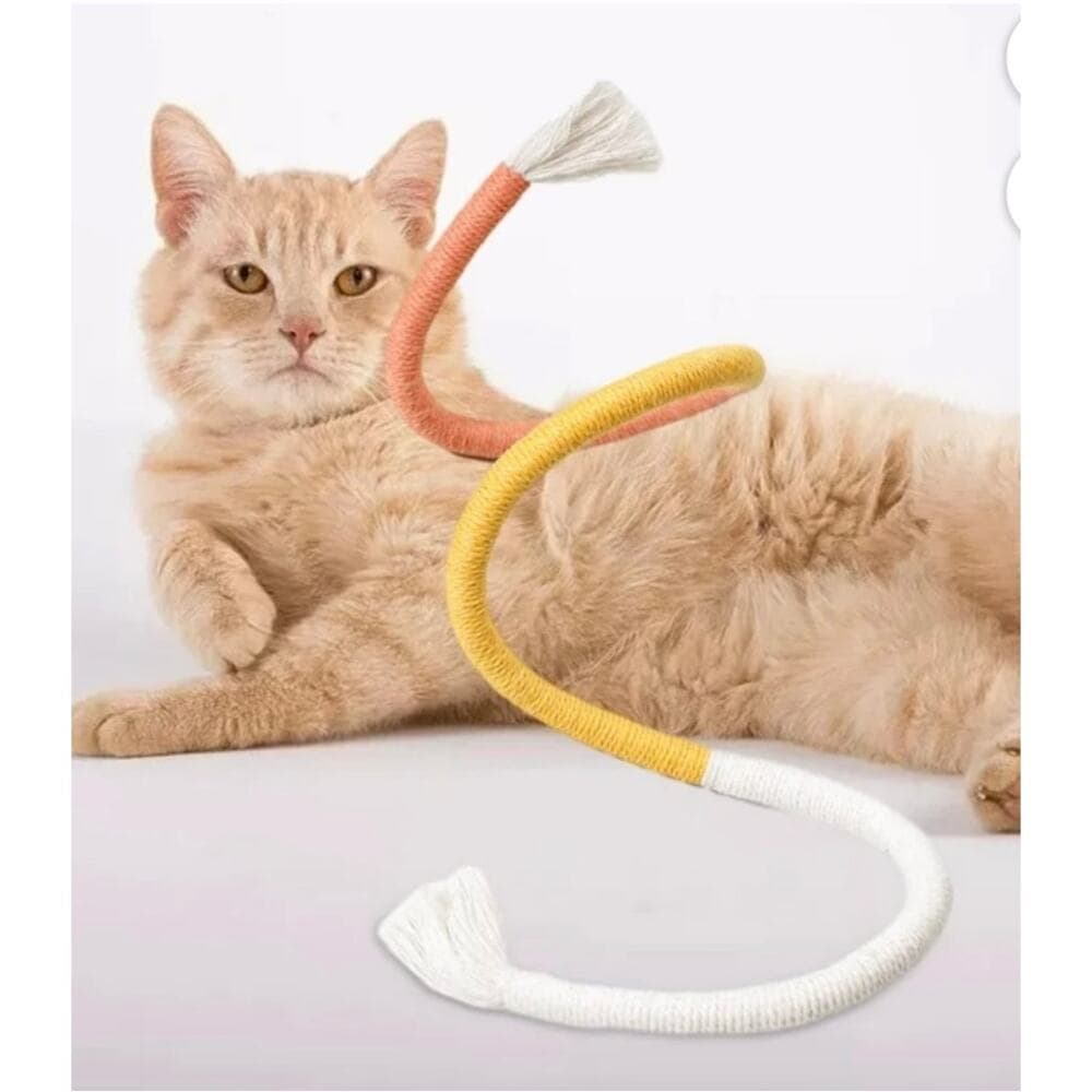 Cat Toy Bite Rope Funny Wear Resistant Home Portable Educational Toys - Thumbnail 4
