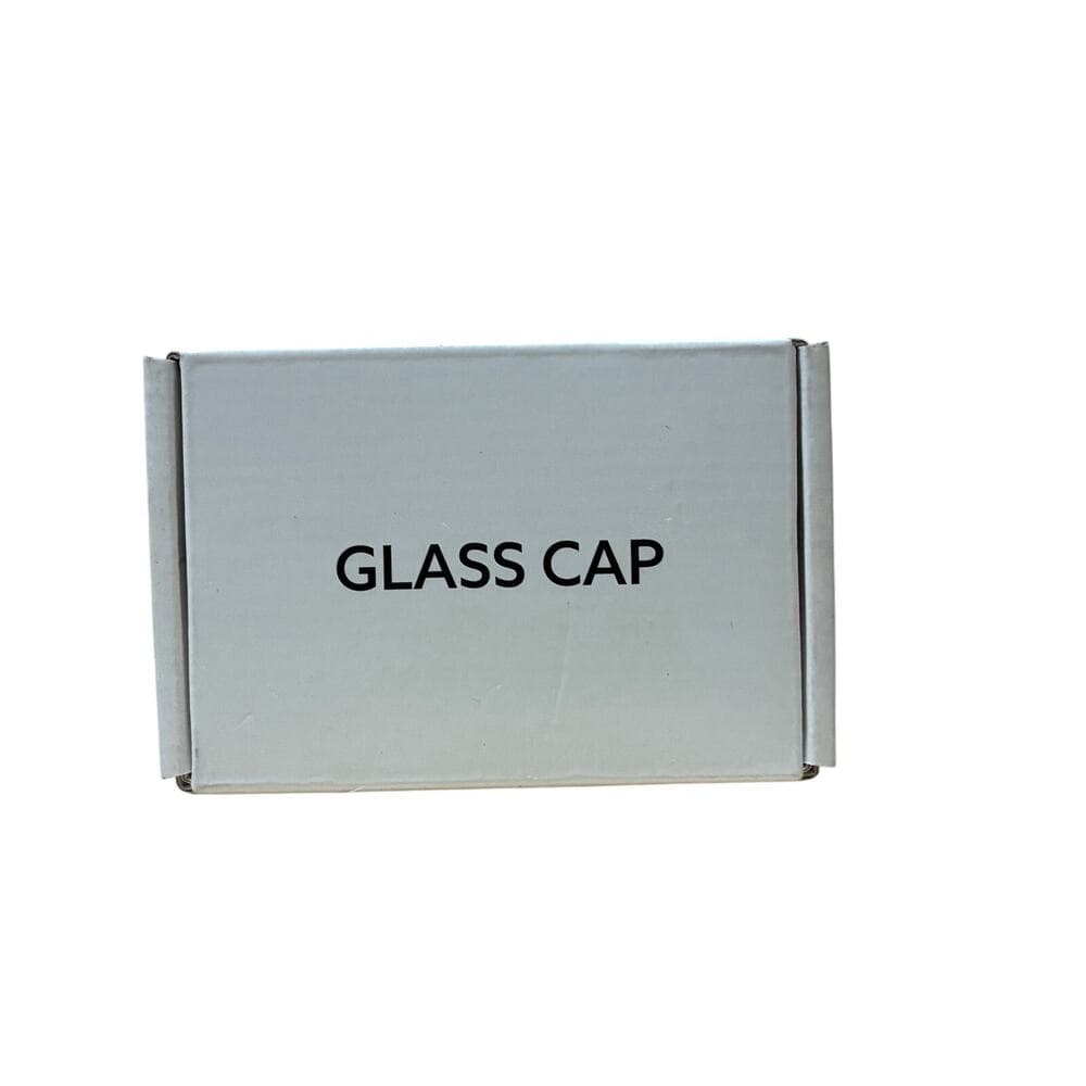 2 Piece Glass Cap Pink - Thumbnail 2