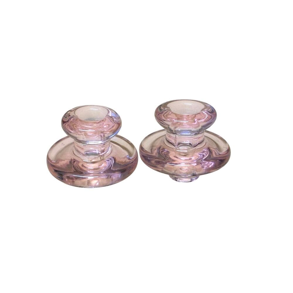 2 Piece Glass Cap Pink - Thumbnail 3