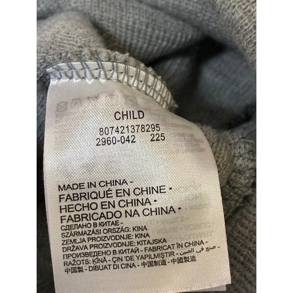 Nike Gray Beanie Hat With Pink Nike Check On It For Kids - Thumbnail 2
