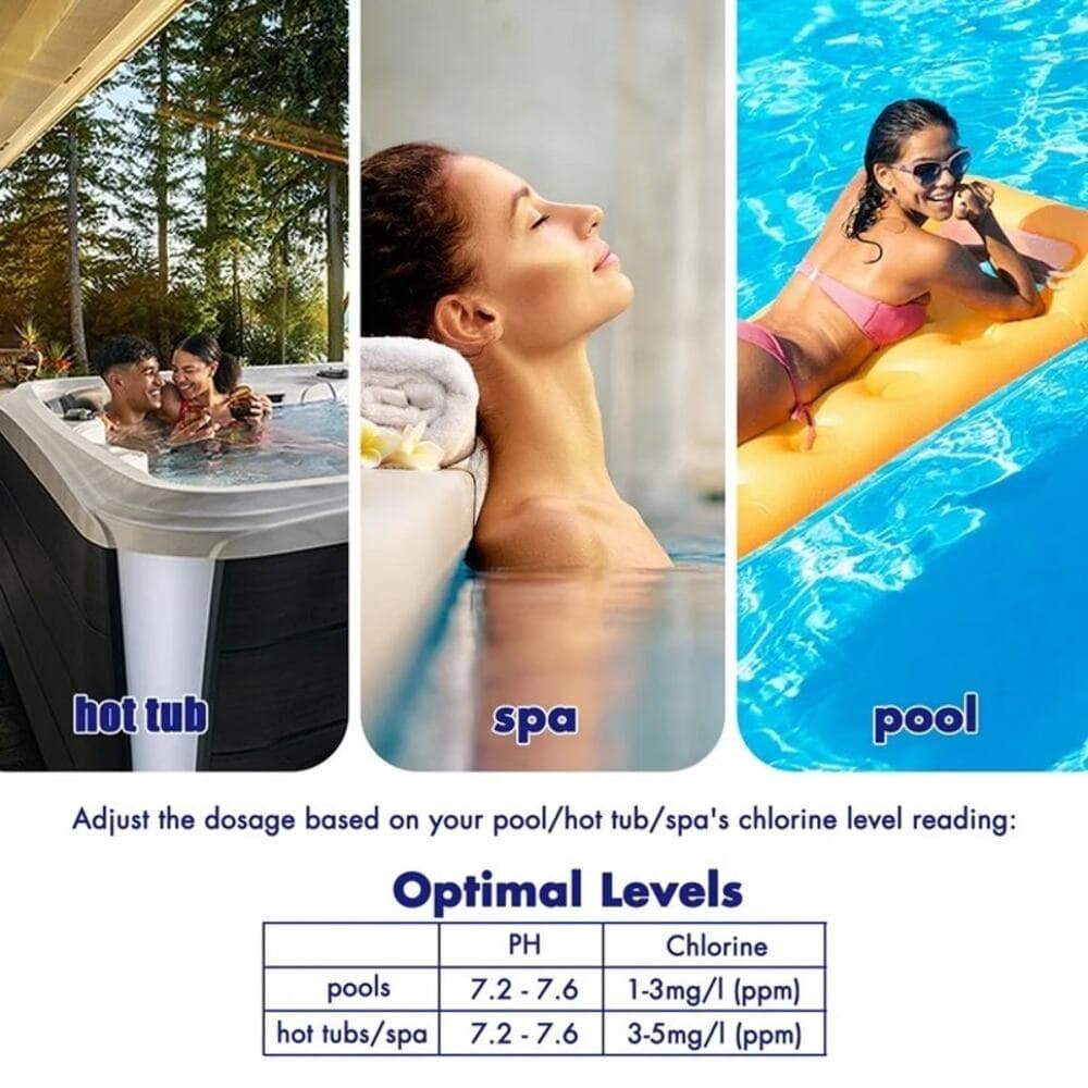 20lbs Pool CHL0RINE TABLETS 3 Inch - 99% Trichloro-S-Triazinetrione - Thumbnail 4