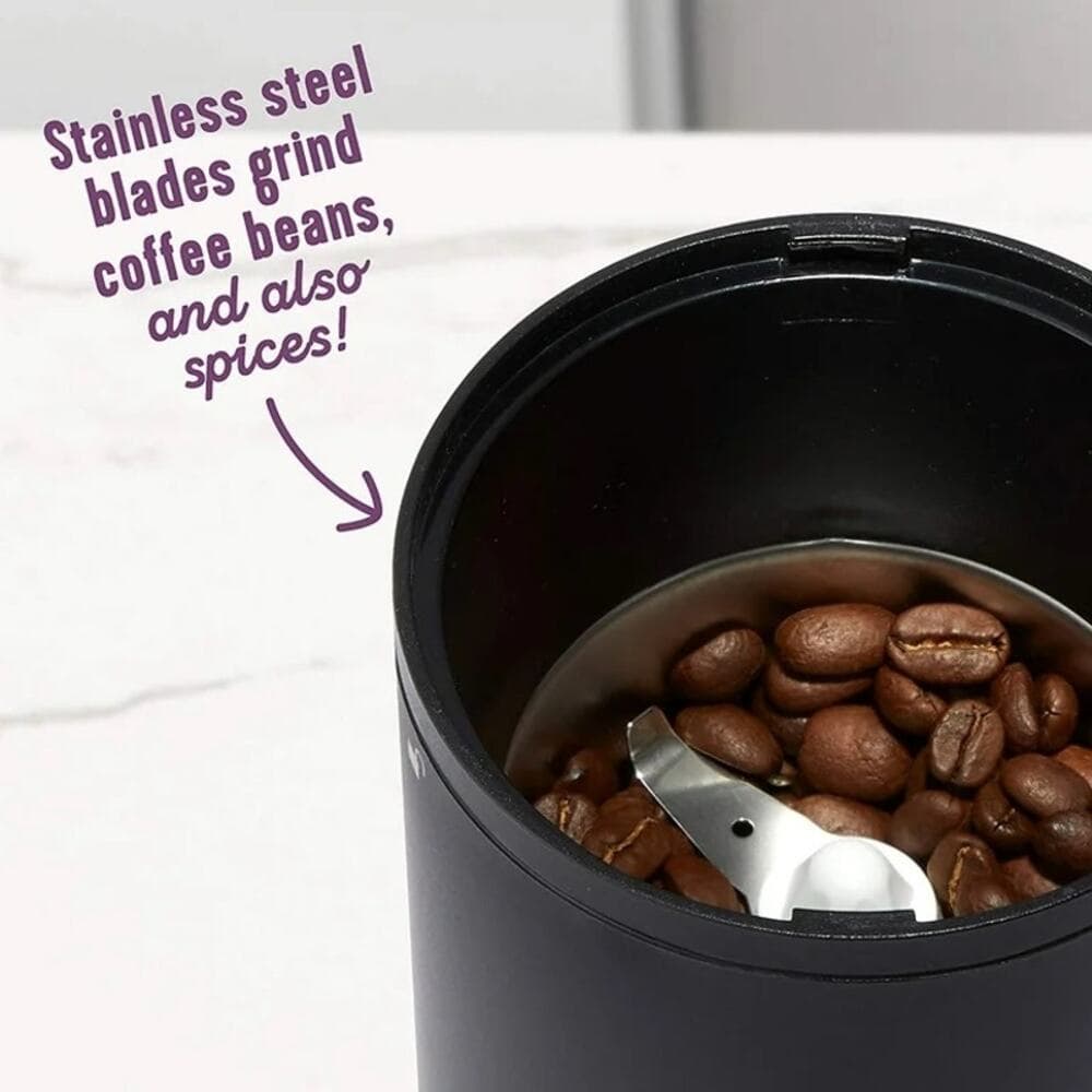 Mr. Coffee Simple Grind 14 Cup Coffee Grinder, Black - Thumbnail 2