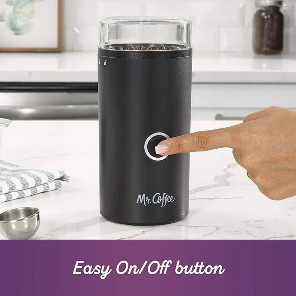 Mr. Coffee Simple Grind 14 Cup Coffee Grinder, Black - Thumbnail 3