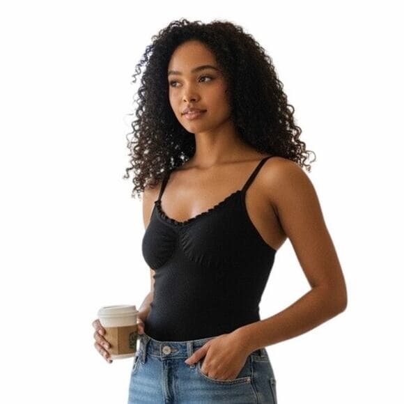 Black Women’s Body Suit Size Large - Thumbnail 6
