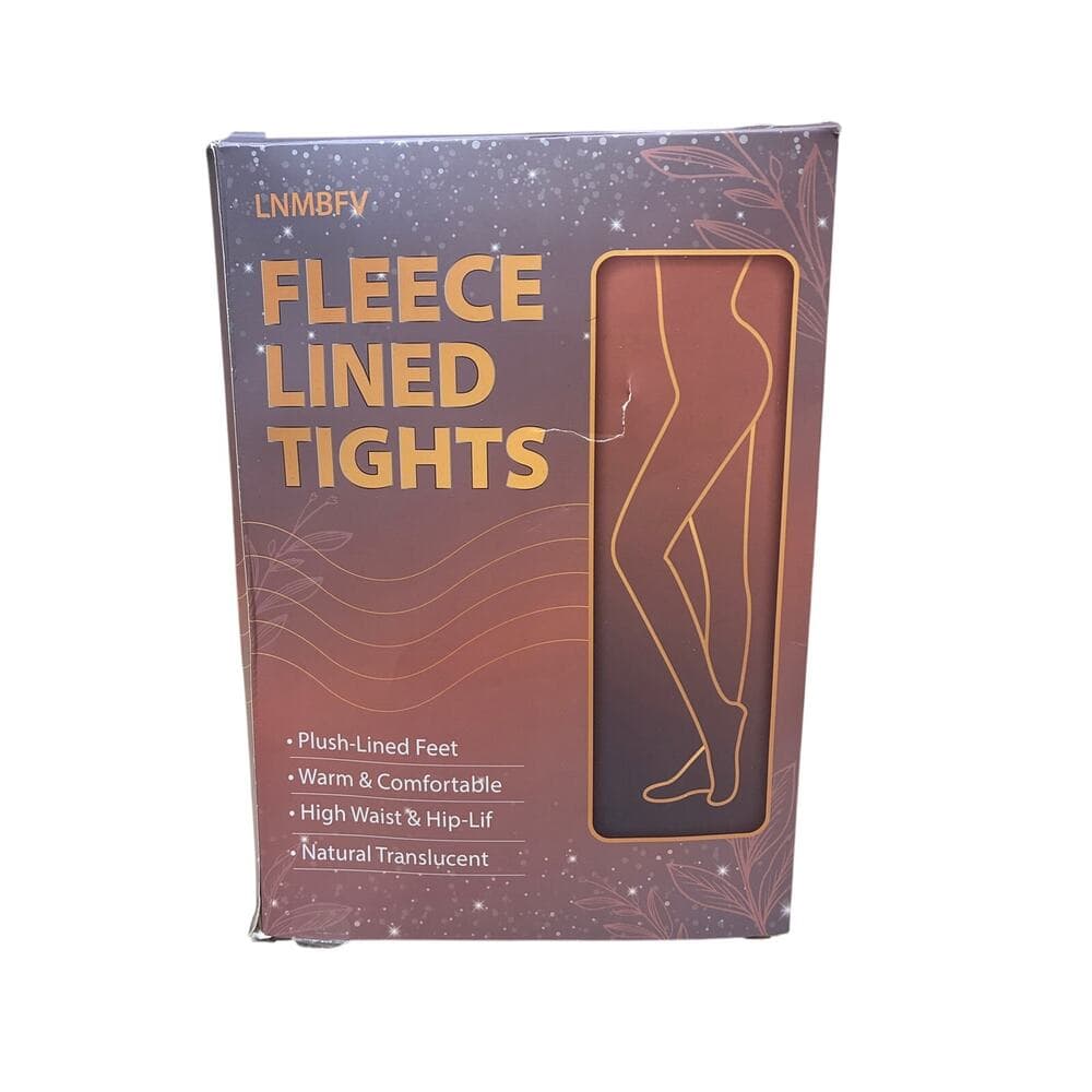 Fleece Lined Thermal Tights-Warm Fake Translucent Pantyhose LNMBFV - Thumbnail 7