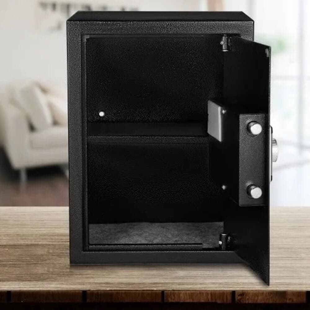 VEVOR Safe Box, 2.1 CU.FT Fingerprint Safe Box for Money with 2 Keys - Thumbnail 8