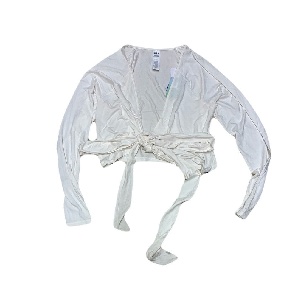 Joy Lap Women’s Long Sleeve Shirt Size X-Large Color Cream - Thumbnail 3