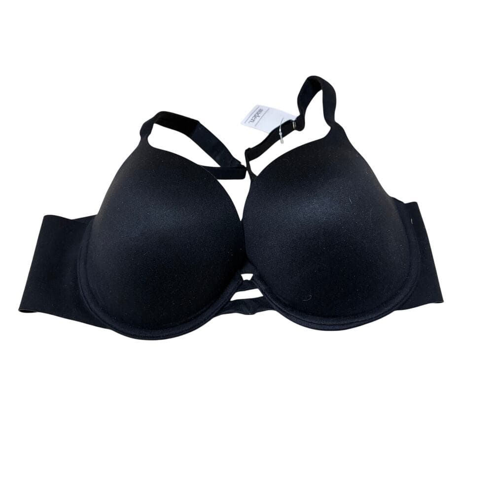 Auden Women's Cotton Unlined Demi Bra, Size 36C - Black - Thumbnail 3