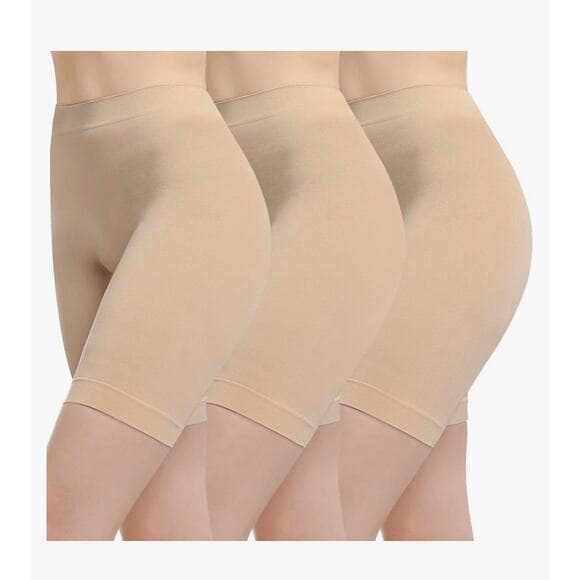 Geronmine Women's Slip Shorts for Under Dresses Anti Chafing High Waisted Sz L - Thumbnail 7
