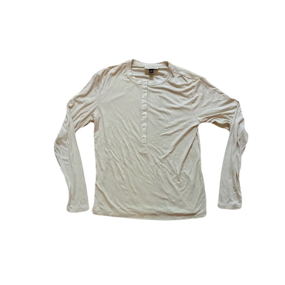 Universal thread Women’s Long Sleeve Top With 6 Buttons On it Size Large - Thumbnail 4