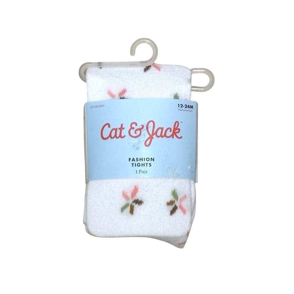 Cat & Jack Fashion Tights 1 Pair 12-24 Months - Thumbnail 3