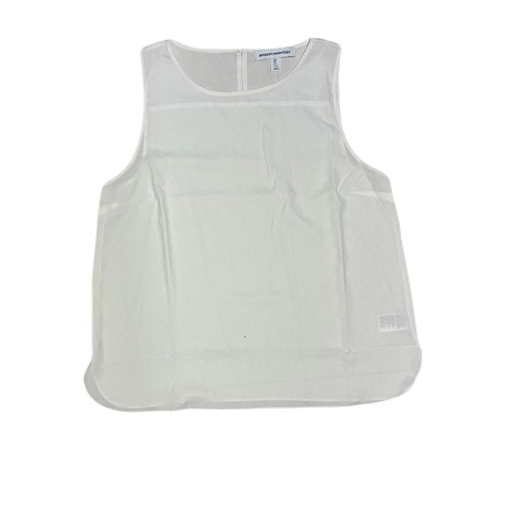 Amazon Essentials Women’s White Tank Top Size Large Model AEW30256FW22 - Thumbnail 2