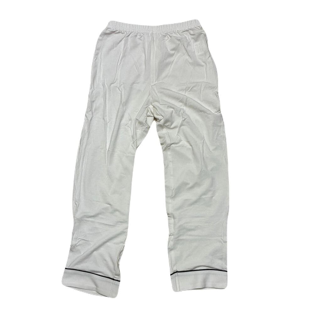 Veseacky 100% Cotton Soft PJs For Big Girls Boys Classic Childrens Pajamas White - Thumbnail 2