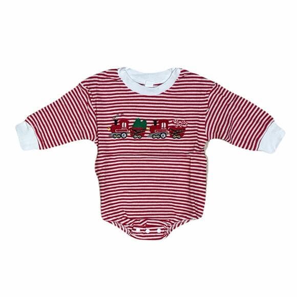 Aporake Baby Christmas Clothes Baby Boy Girl Sweatshirt Romper Santa Baby Romper - Thumbnail 8