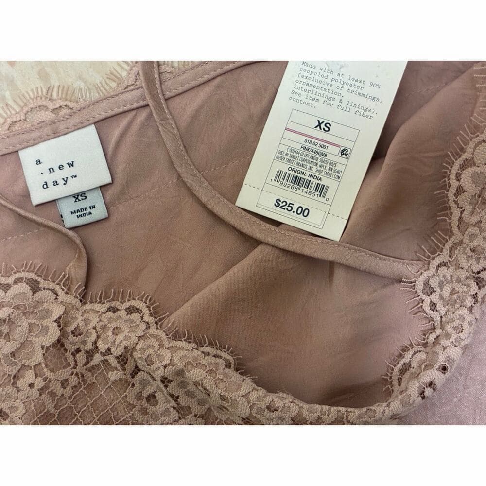 A New Day pink Women’s Top Blouse Size XS - Thumbnail 2