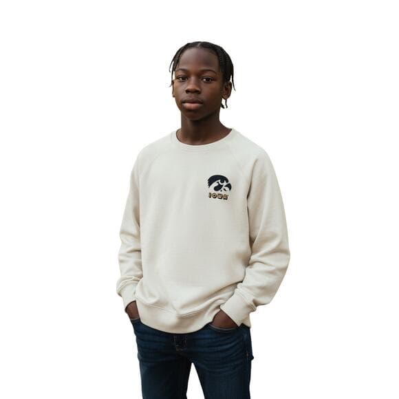 Rivalry Threads 91 Boys Sweatshirt Size L 12/14 Color Cream - Thumbnail 7