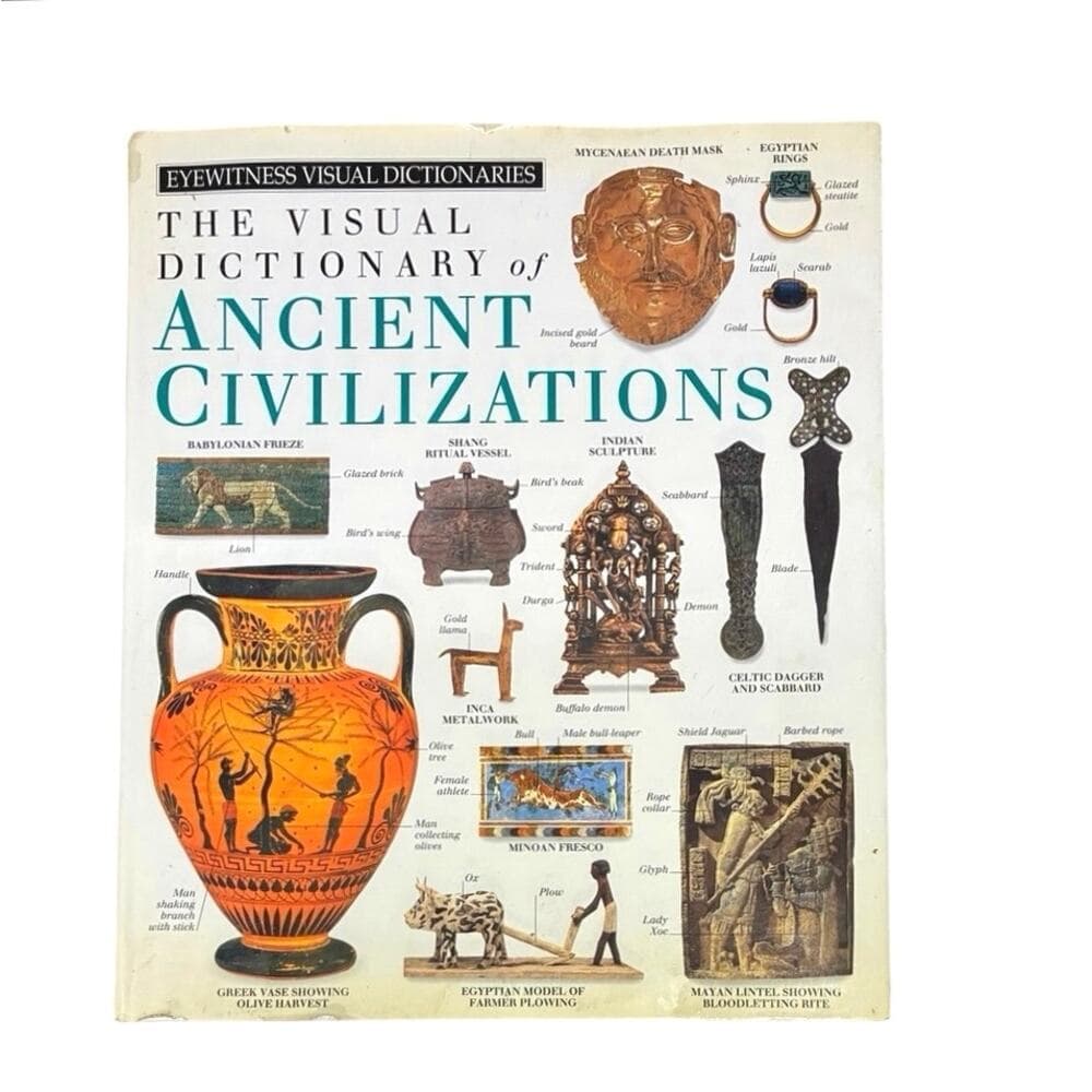 The Visual Dictionary of Ancient Civilizations Hardcover Book - Thumbnail 5