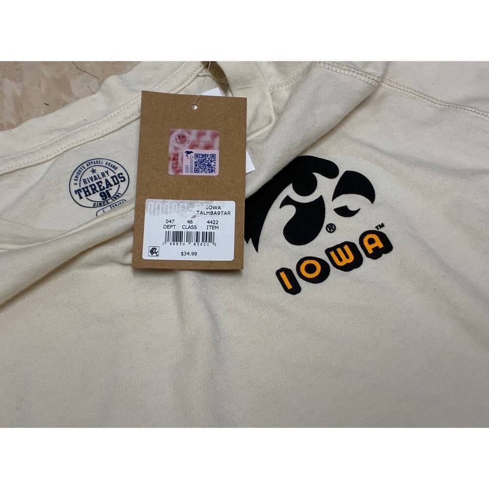 Rivalry Threads 91 Boys Sweatshirt Size L 12/14 Color Cream - Thumbnail 3