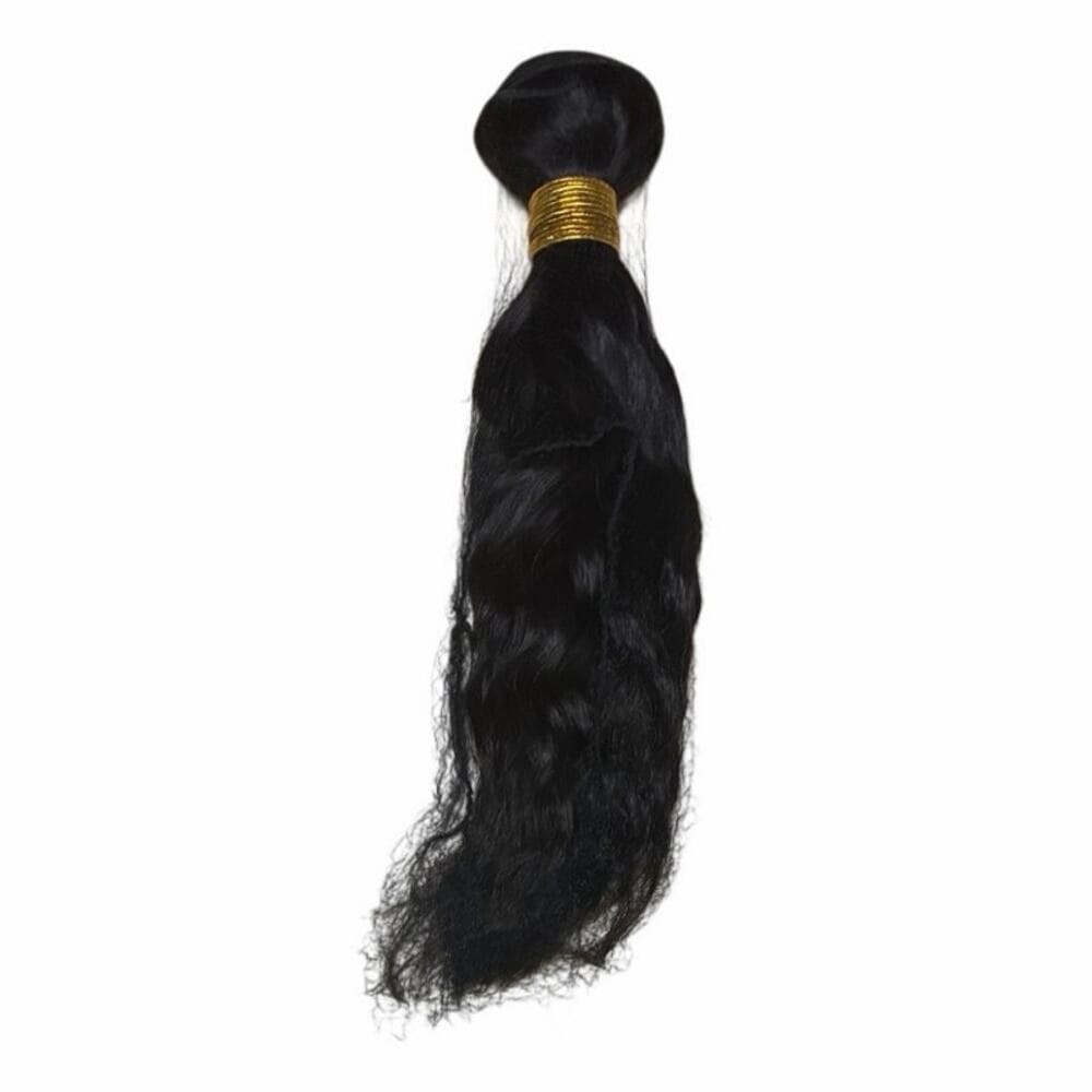 16” Unprocessed Human Hair Brand New Dark Brown - Thumbnail 5