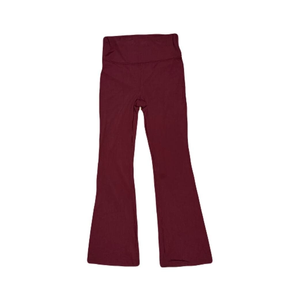 All In Motion Women’s burgundy Flare Legging Size Large - Thumbnail 2