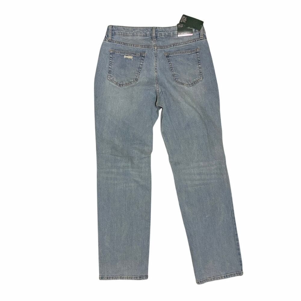Wild Fable Women’s Mid Rise Straight Retro De Tiro Medio Size 4 Light Blue - Thumbnail 2