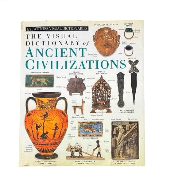 The Visual Dictionary of Ancient Civilizations Hardcover Book - Thumbnail 6