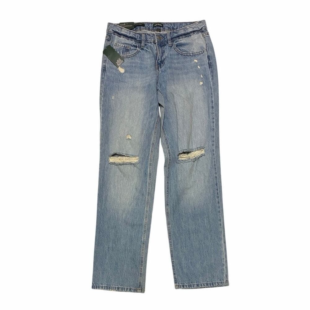 Wild Fable Women’s Mid Rise Straight Retro De Tiro Medio Size 4 Light Blue - Thumbnail 5
