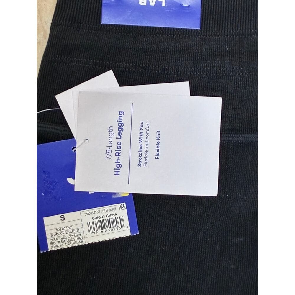 Lab Joy Women’s 7/8 Length High Rise Leggings Size Small Black - Thumbnail 4