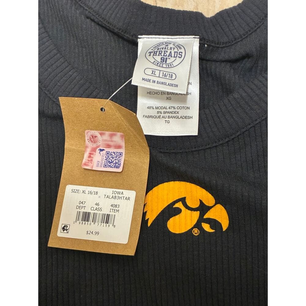 Rivalry Threads Boys Black Tank Top Size XL 16/18 - Thumbnail 4