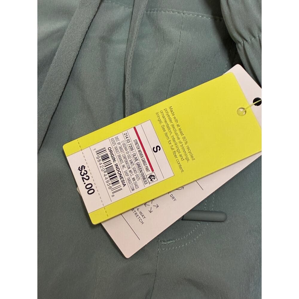 Women's Active Light Mid-Rise Cargo Joggers - All In Motion - Thumbnail 4
