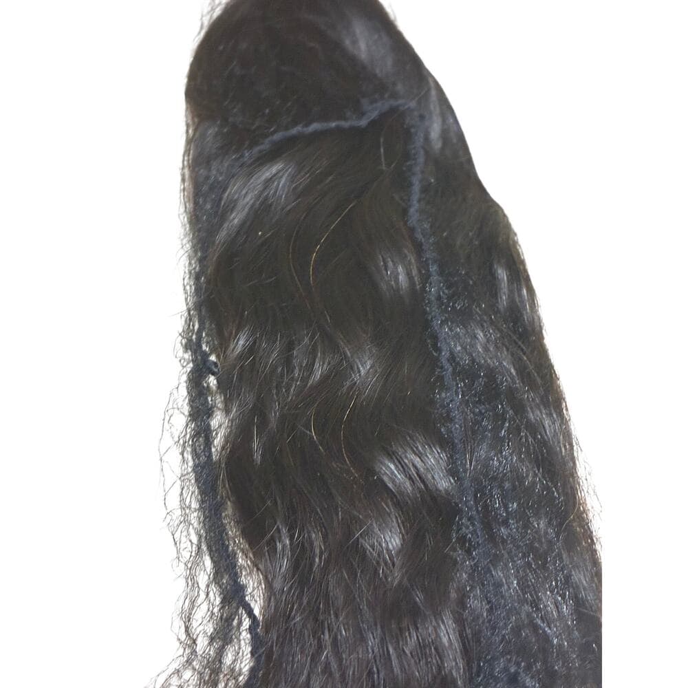 16” Unprocessed Human Hair Brand New Dark Brown - Thumbnail 2