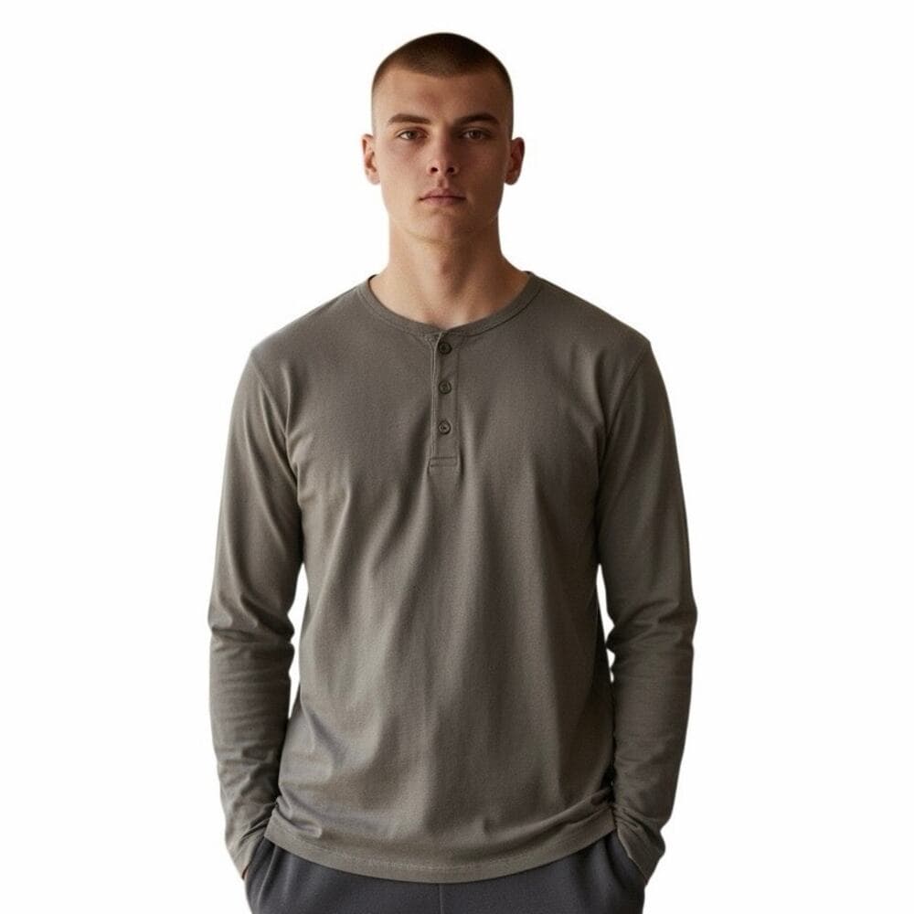 Good Fellow & co Men’s Long Sleeve With 3 Buttons Size Small - Thumbnail 5