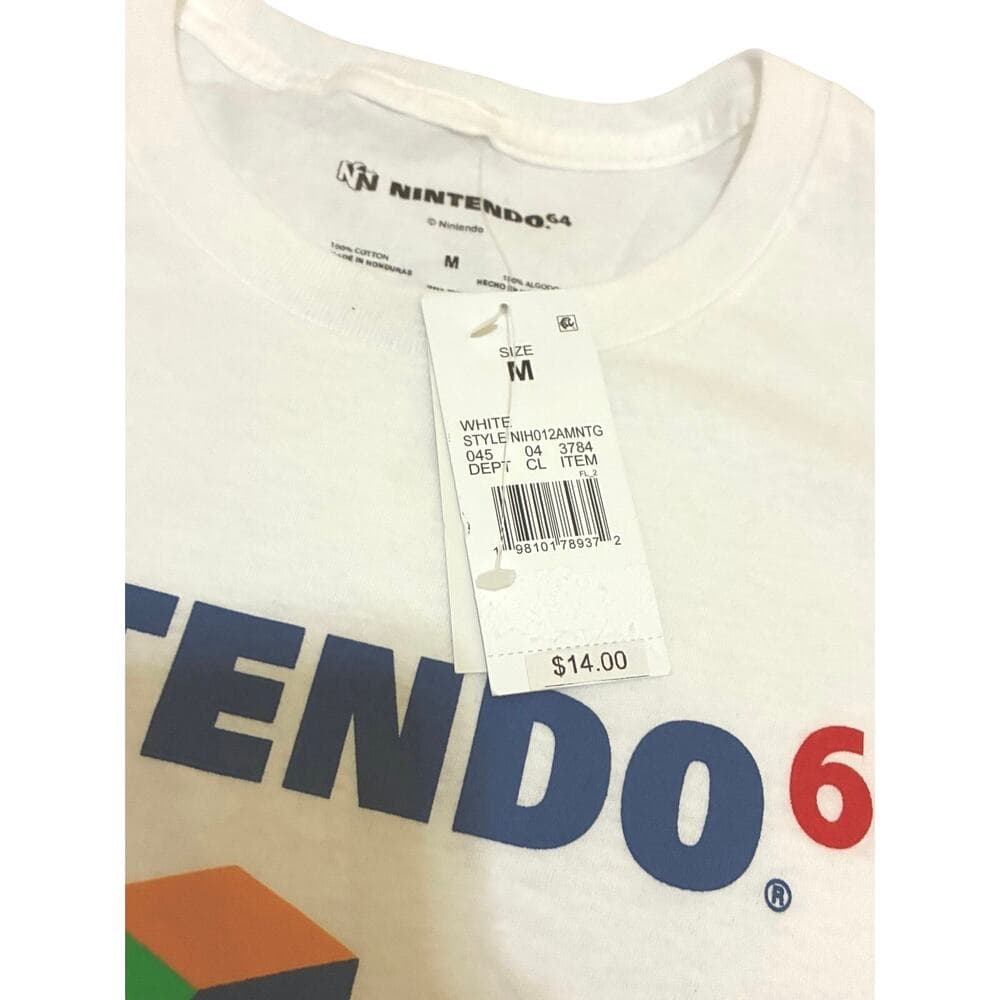Nintendo 64 Graphic White Tee Size Medium - Thumbnail 5