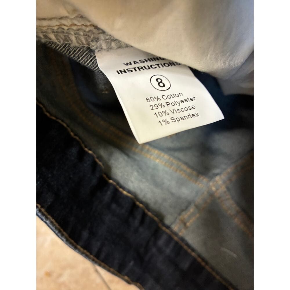 Emmiol Women’s spring Jeans Size 8/L Dark Blue - Thumbnail 5