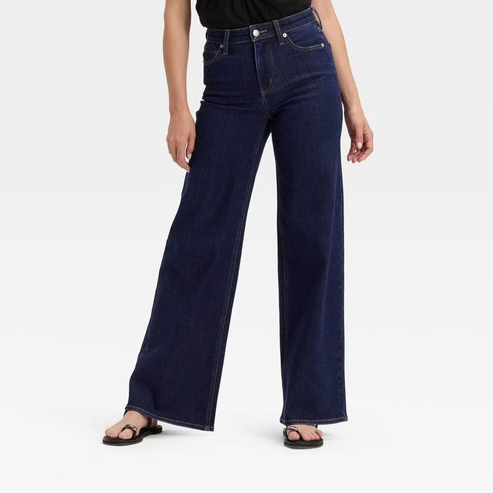 Wild Fable Women’s Low-Rise Baggy Jean 16/31 Inseam Dark Blue - Thumbnail 6