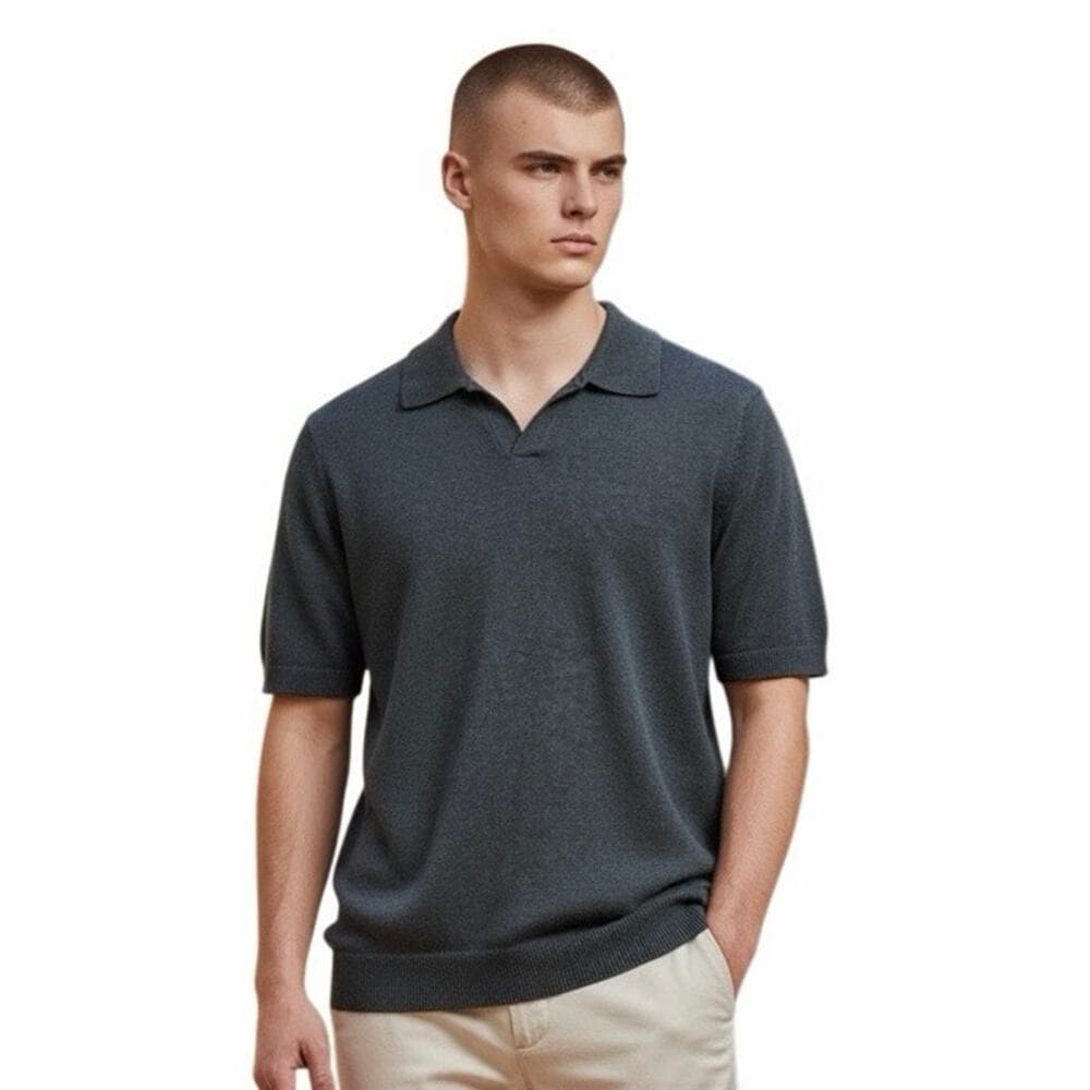 Goodfellow & co Men’s Gray Polo Shirt Size XXL - Thumbnail 5