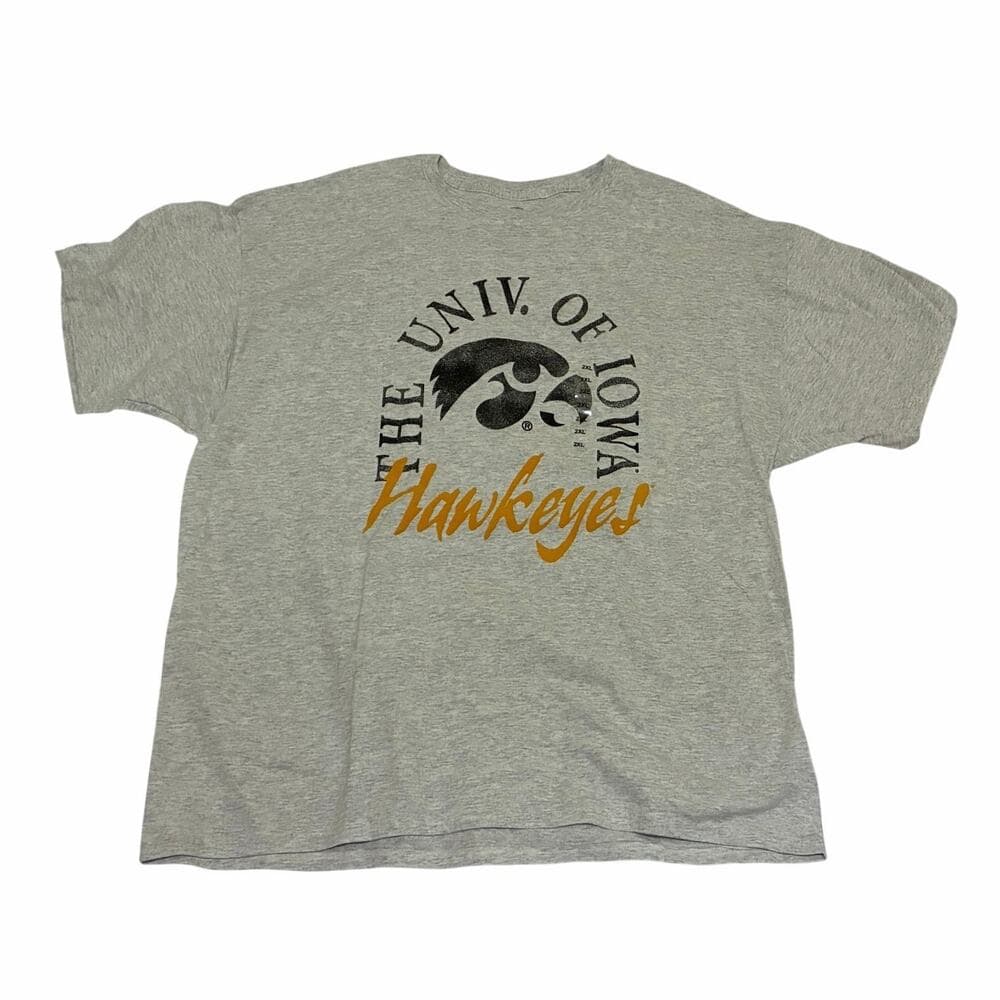 The University Of Iowa Hawkeyes Gray Women’s T-shirt Size 2XL - Thumbnail 5