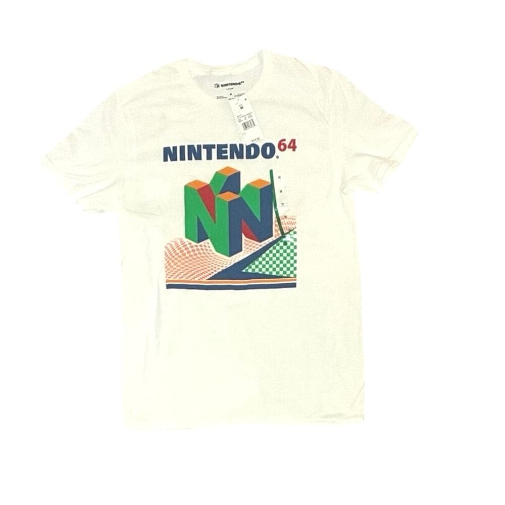 Nintendo 64 Graphic White Tee Size Medium - Thumbnail 3