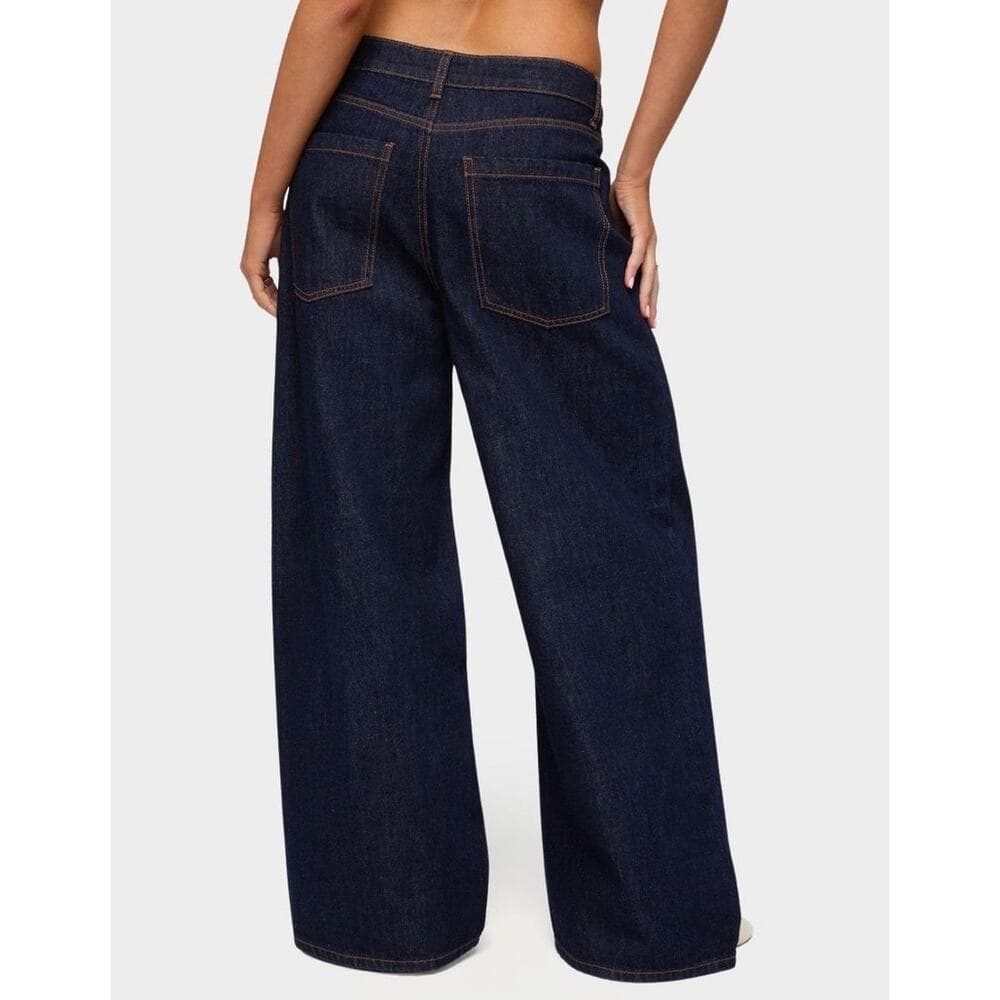 Wild Fable Women’s Low-Rise Baggy Jean 16/31 Inseam Dark Blue