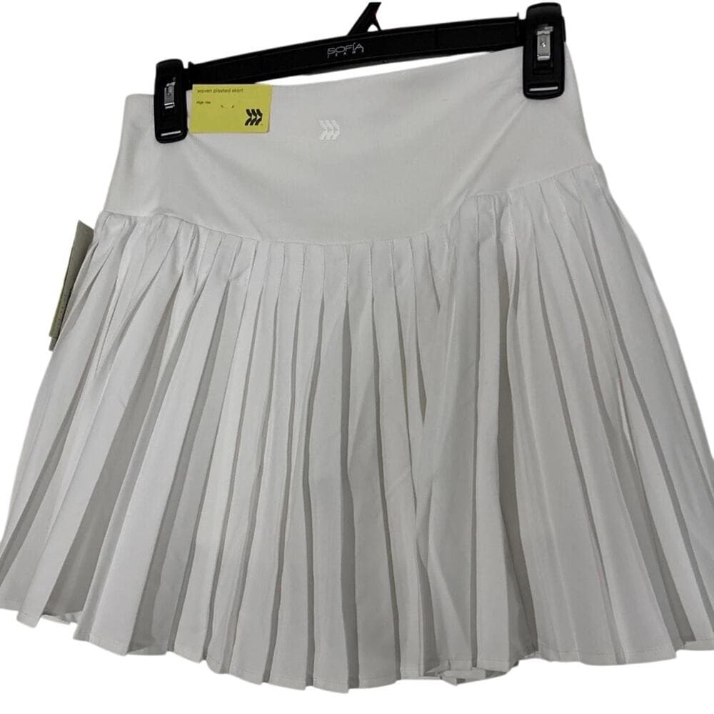 All In Motion White Pleated Skort Mini Skirt Tennis Pickleball X-Large - Thumbnail 4