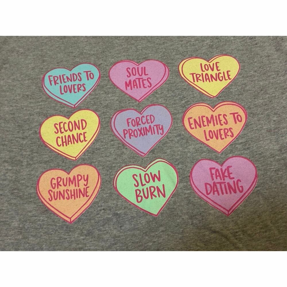 Sweet Tropes Conversation Hearts - Unisex Size Small - Thumbnail 3