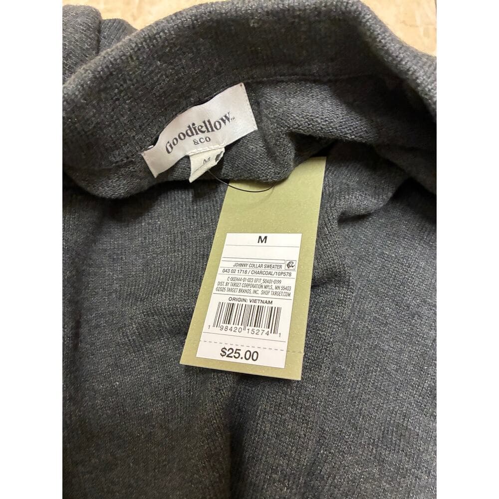 Goodfellow & co Men’s Gray Polo Shirt Size Medium - Thumbnail 2